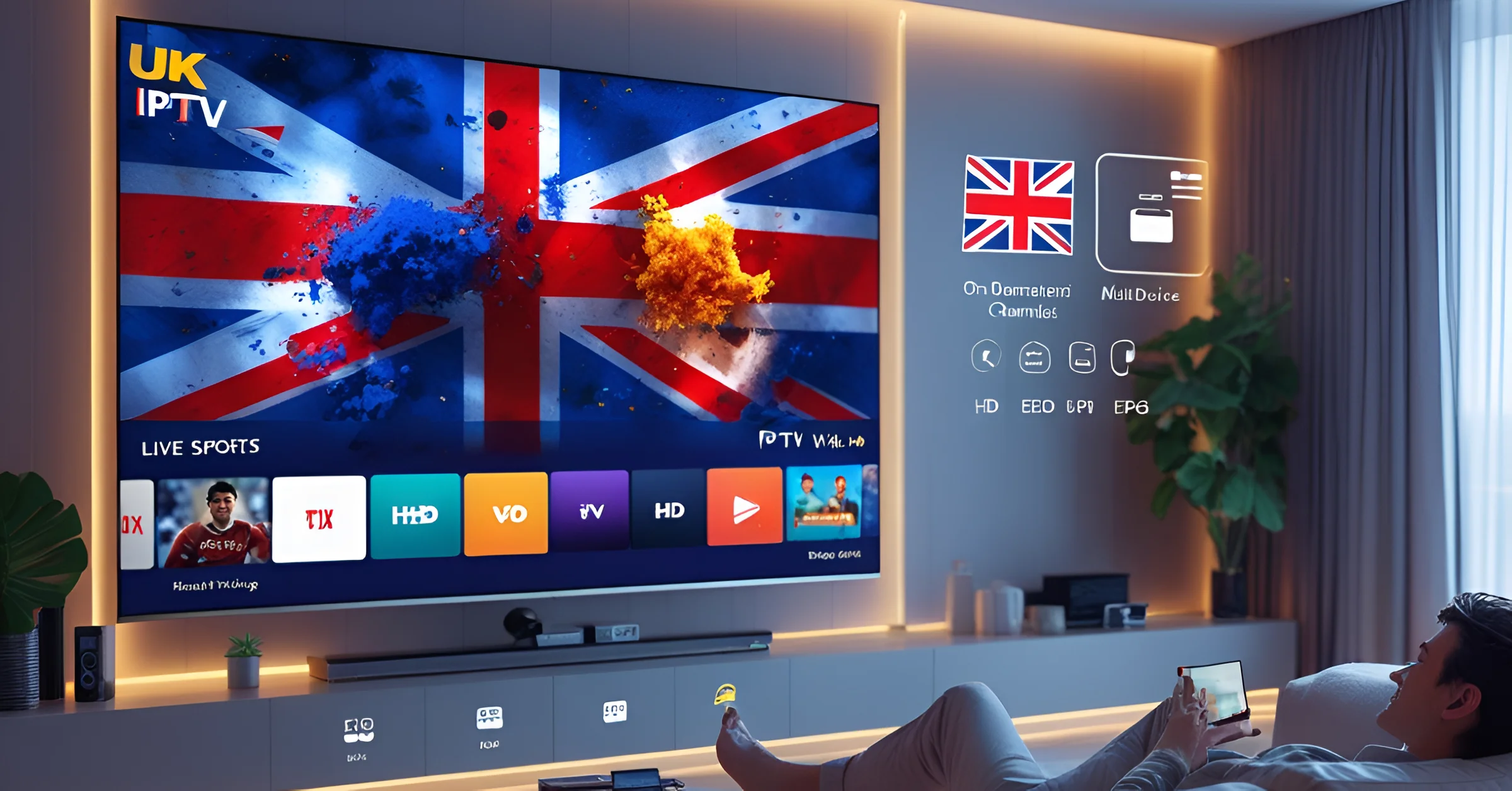 Streaming Live TV Packages for IPTV UK Is Easy with IPTV HOUSE PRO