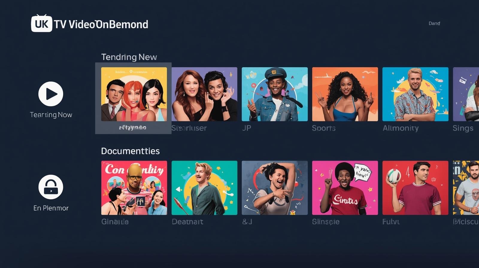 UK IPTV VOD genres