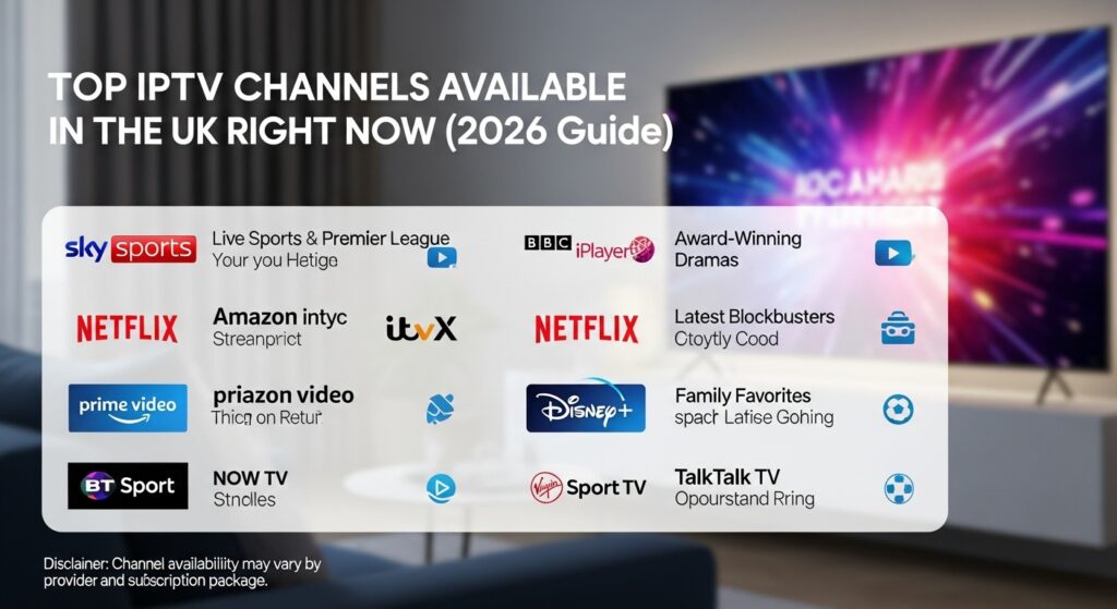 Top IPTV Channels UK