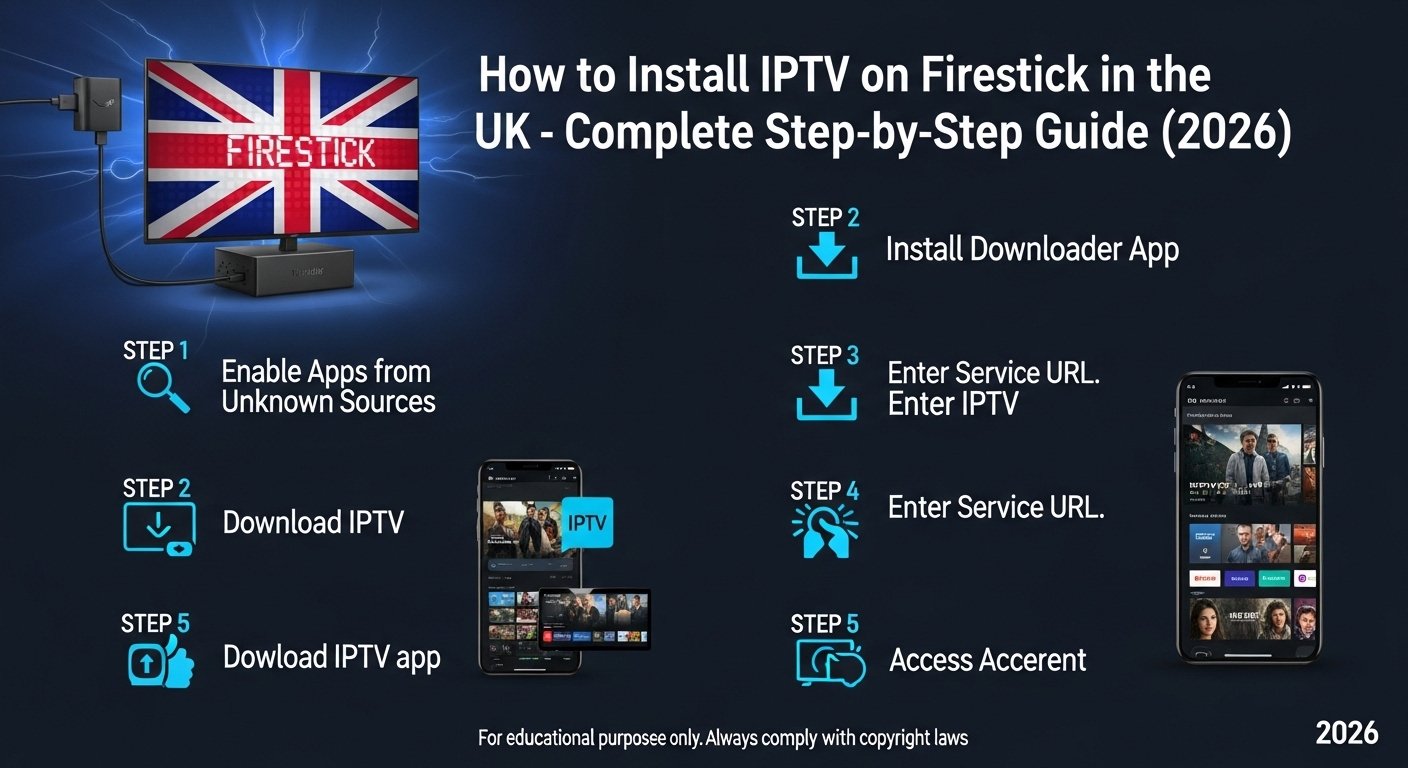 Install IPTV Firestick UK