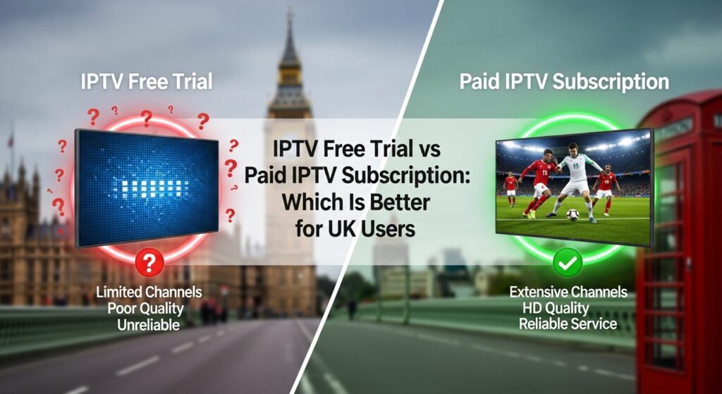 IPTV Free Trial vs Subscription