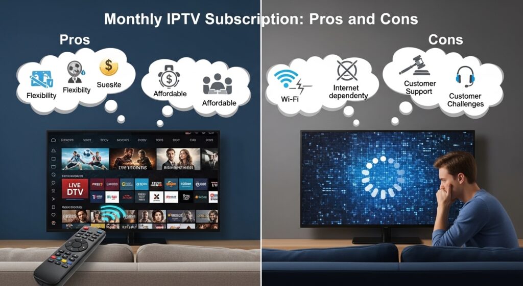 monthly vs yearly iptv