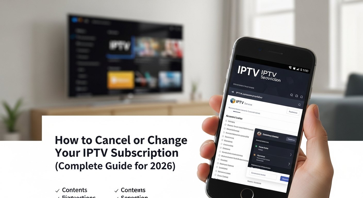 How to Cancel or Change Your IPTV Subscription (Complete Guide for 2026)