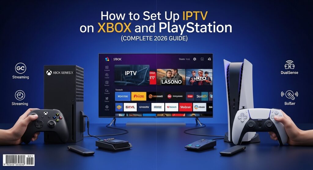 IPTV on Xbox PlayStation