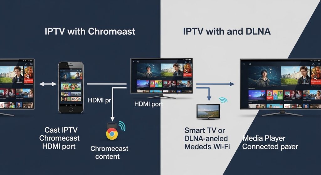 IPTV Chromecast DLNA Guide UK