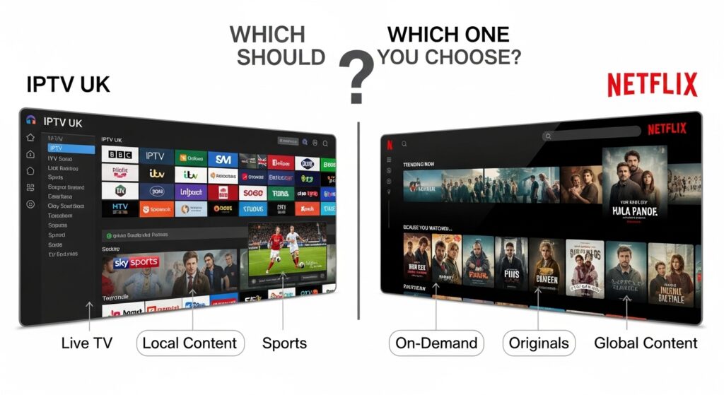 iptv uk vs netflix