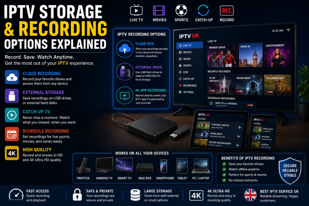 IPTVUK Storage and Recording
